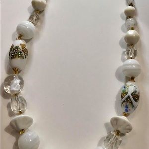 Vintage Murino Glass Bead Necklace